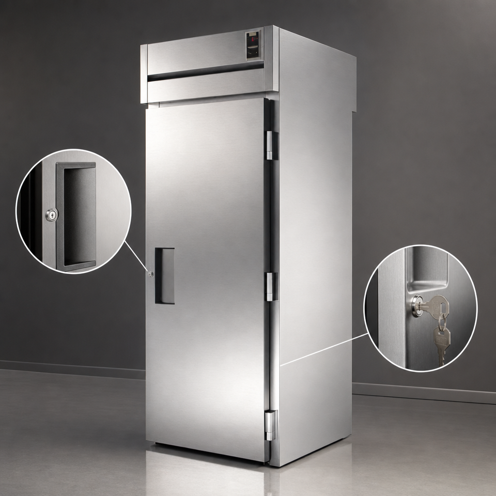 Stainless Steel Doors with Locks