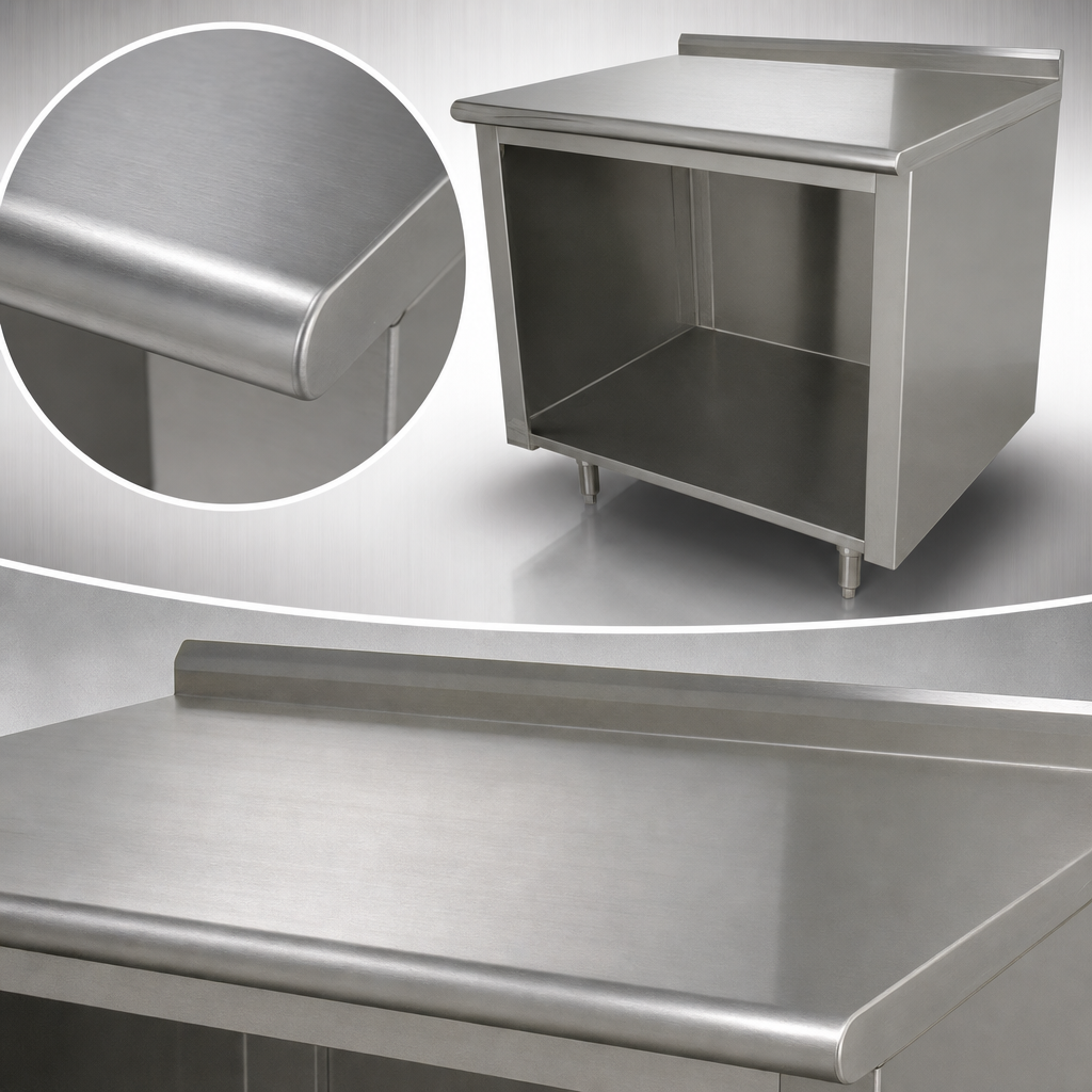 14-Gauge 304 Stainless Steel Top