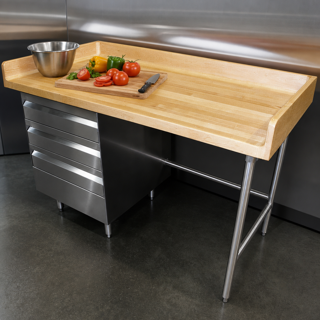 Wood Butcher Block Top