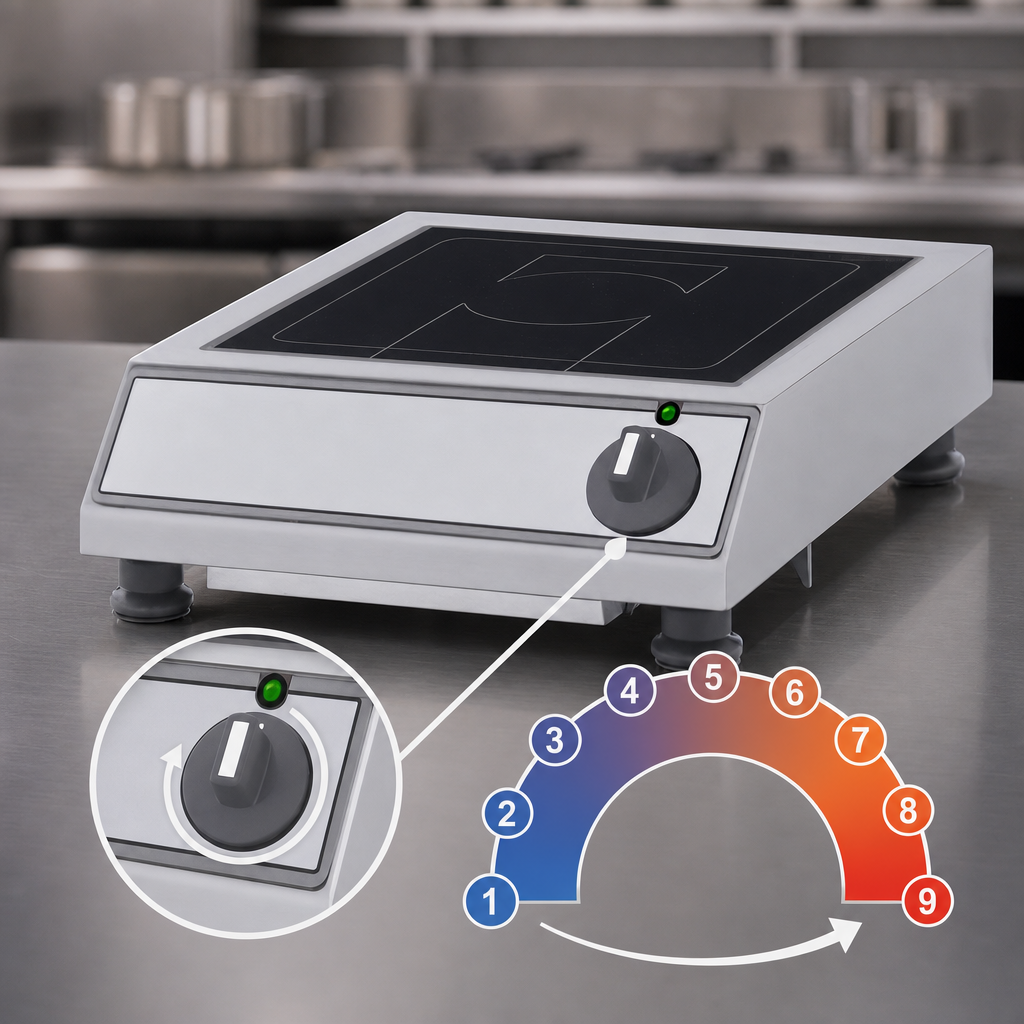Rotary Control With 9 Power Levels