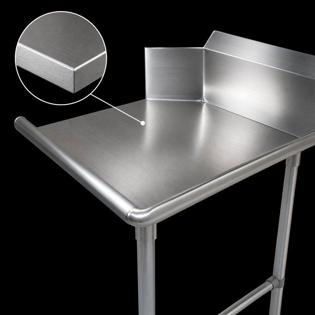 14-Gauge 300 Series Stainless Steel Top