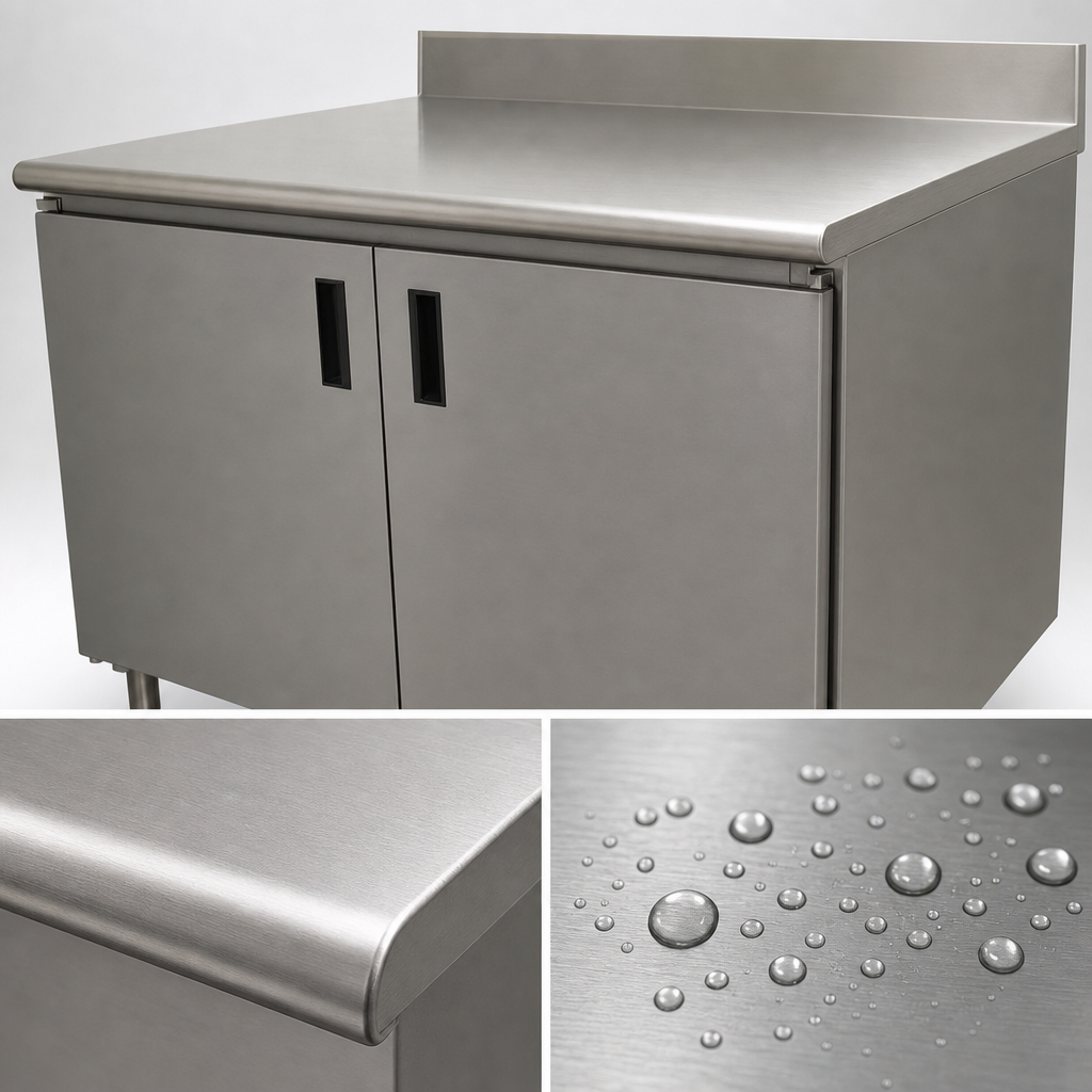 14 Gauge 304 Stainless Steel Top