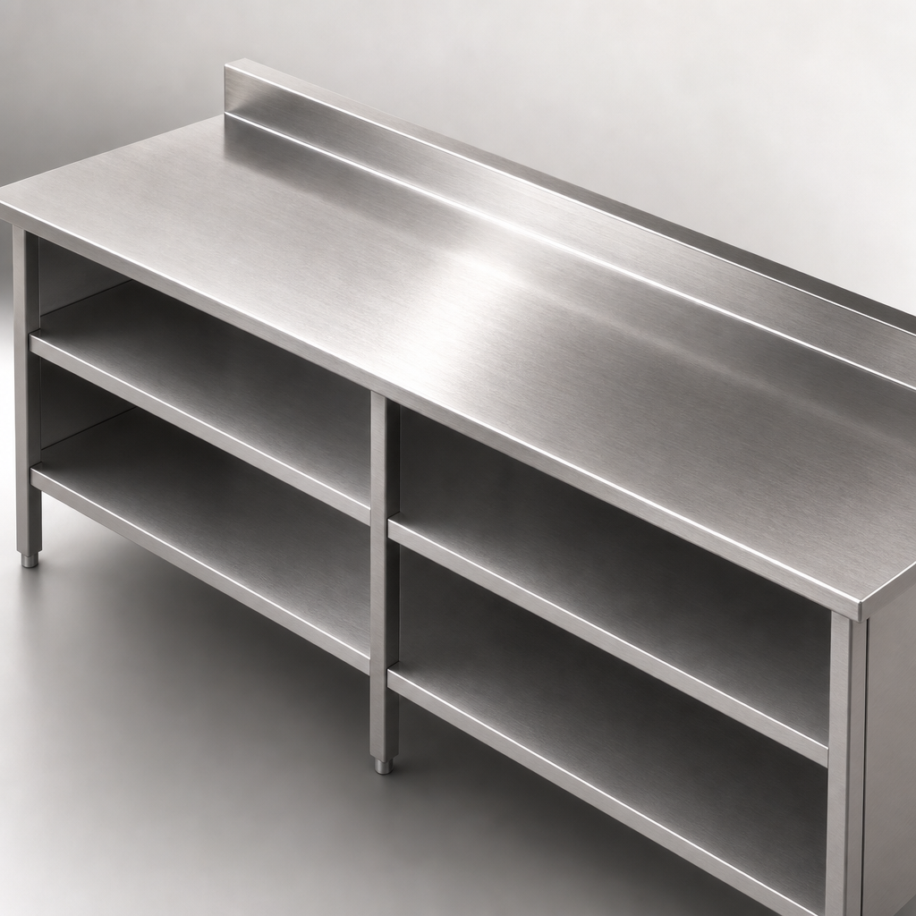 16-Gauge Stainless Steel Top