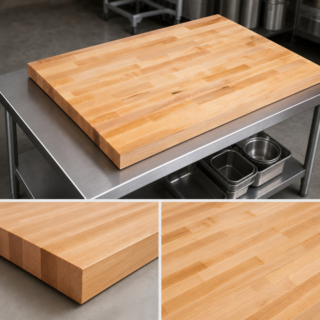 Edge Grain Flat Top