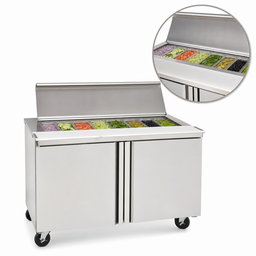 Eight-Pan Ingredient Rail