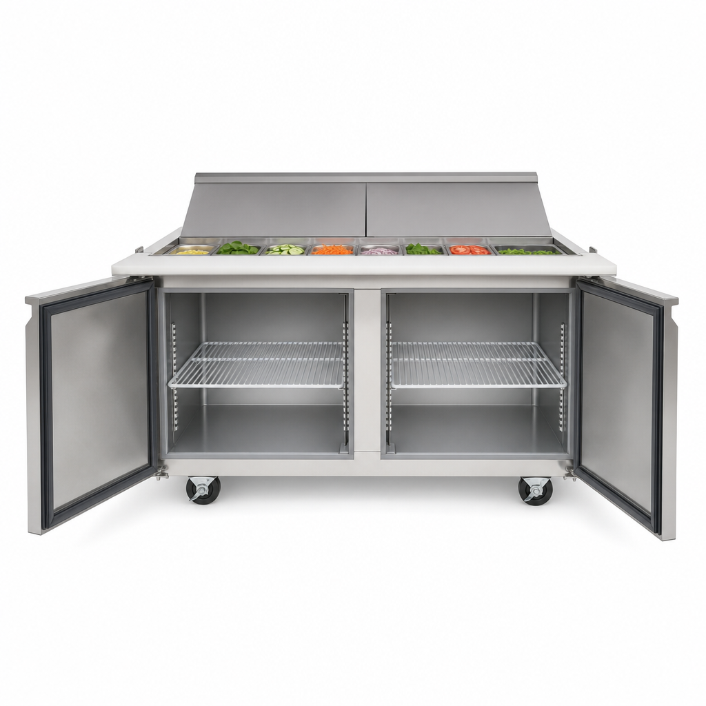 Two-Section Refrigerated Base