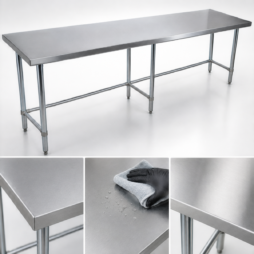 16-Gauge T-304 Stainless Steel Top