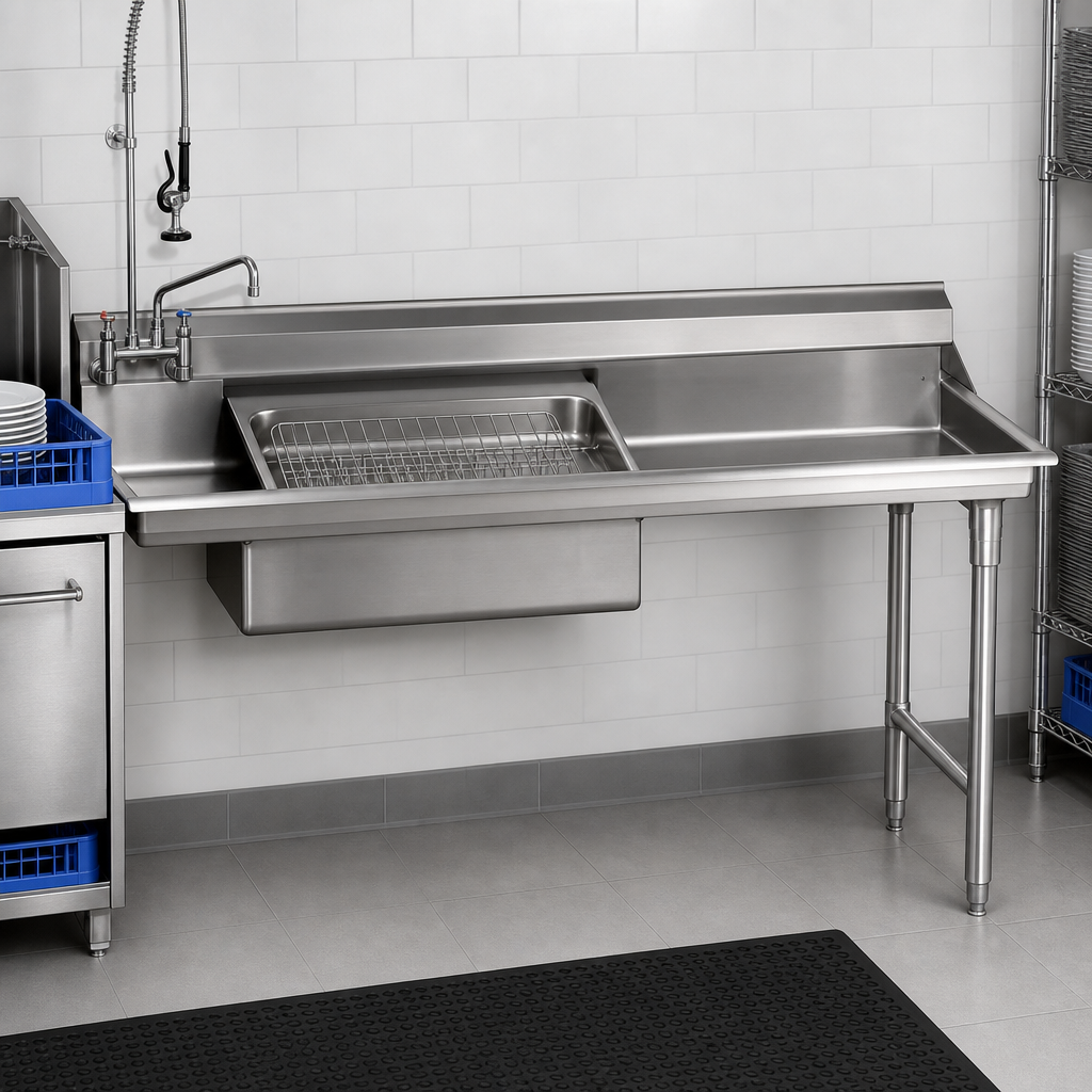 Straight Soiled Dishtable Design