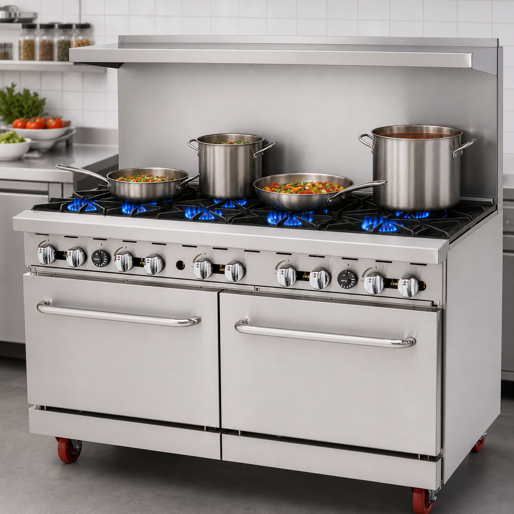 Ten Open Burners