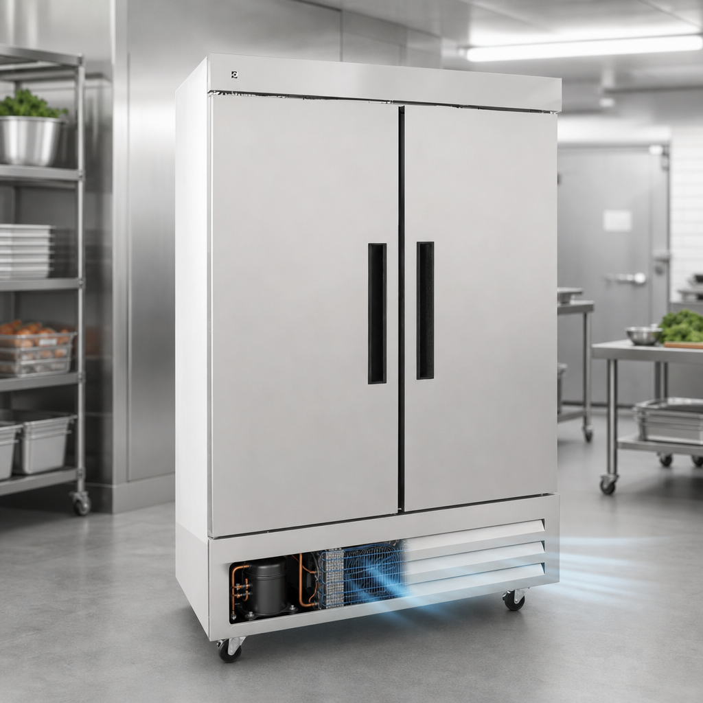 Bottom-Mounted Self-Contained Refrigeration
