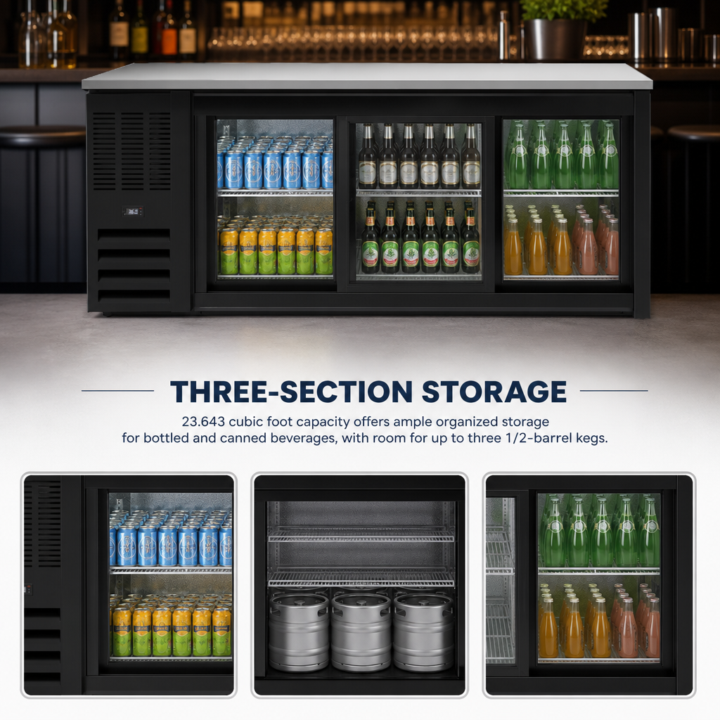 Three-Section Storage