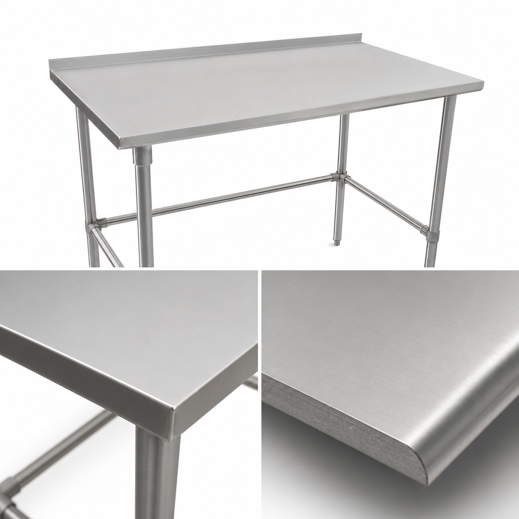 16-Gauge Stainless Steel Top