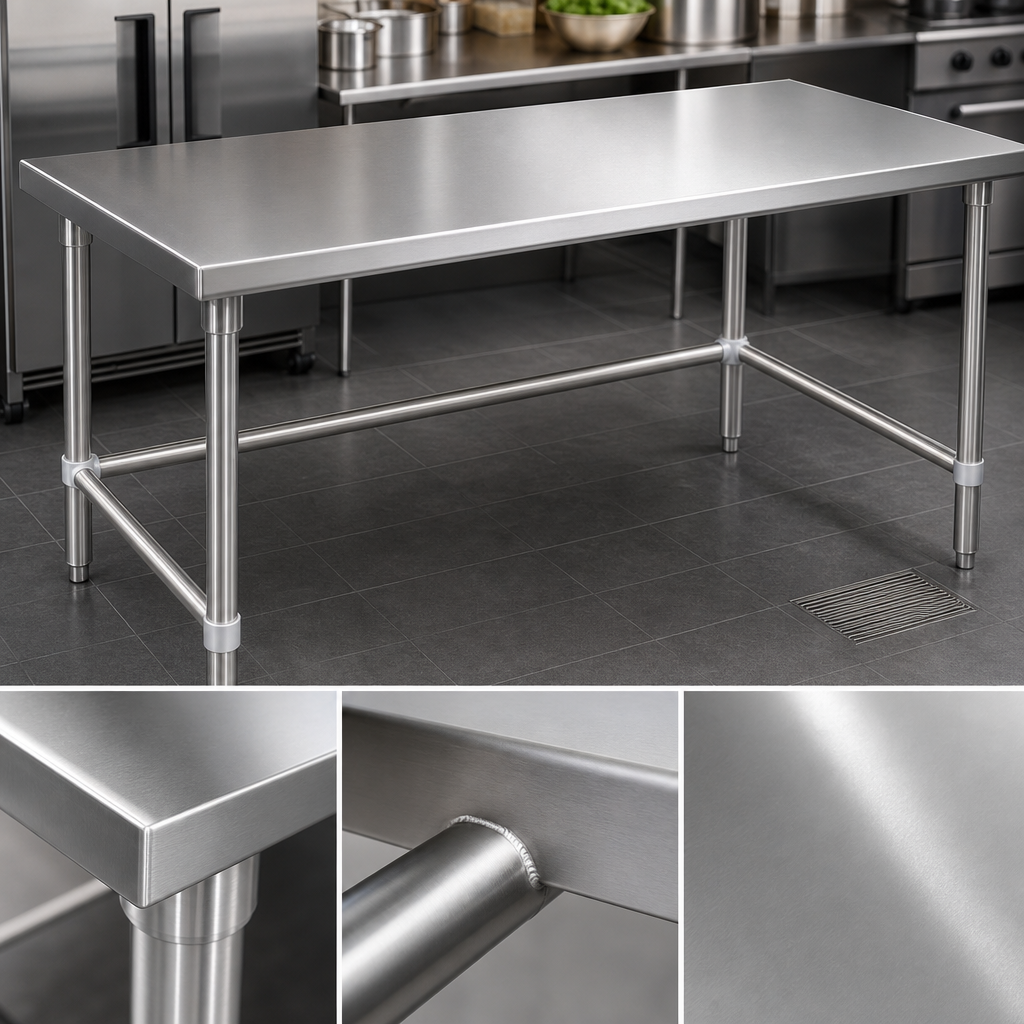 14-Gauge 300 Series Stainless Steel Top