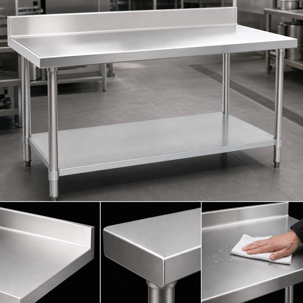 14-Gauge 300 Series Stainless Steel Top