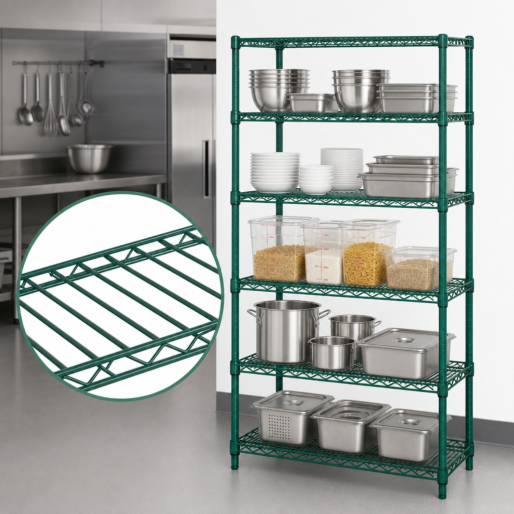 Five Wire Shelves