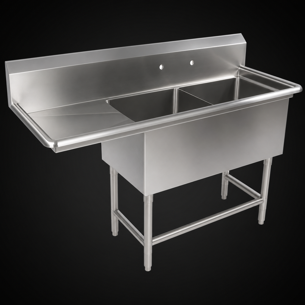 Two-Compartment Sink