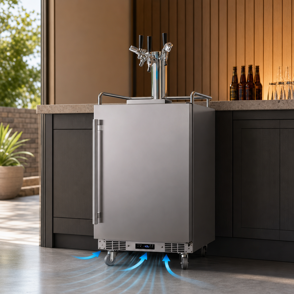 Built-In/Freestanding Front-Breathing Design