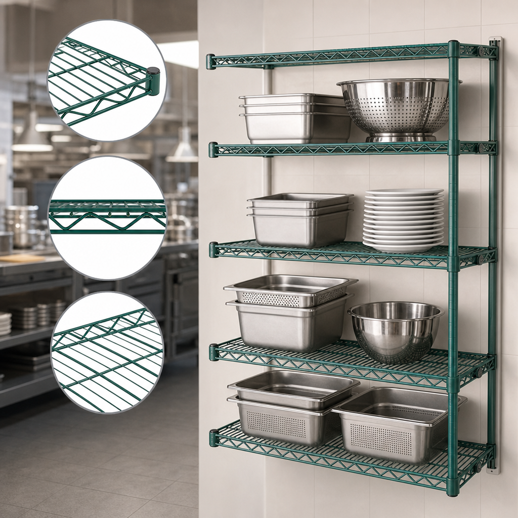 QuadTruss Wire Shelf Design