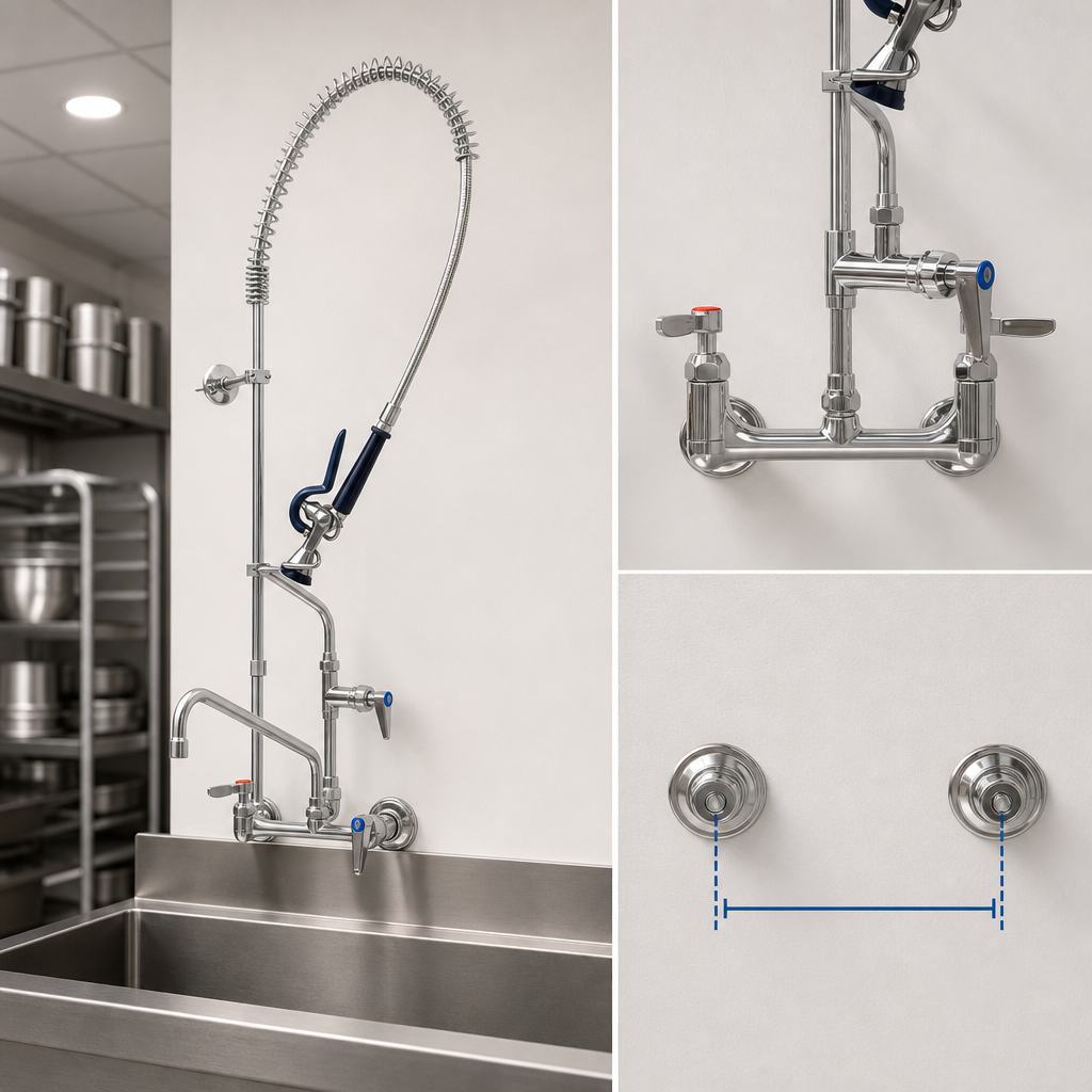 Wall-Mount 8-Inch Center Design