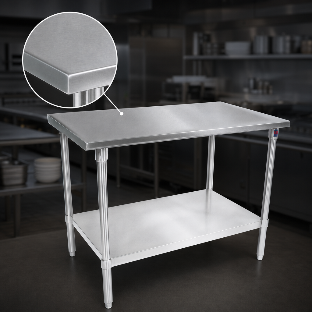 16-Gauge Stainless Steel Top