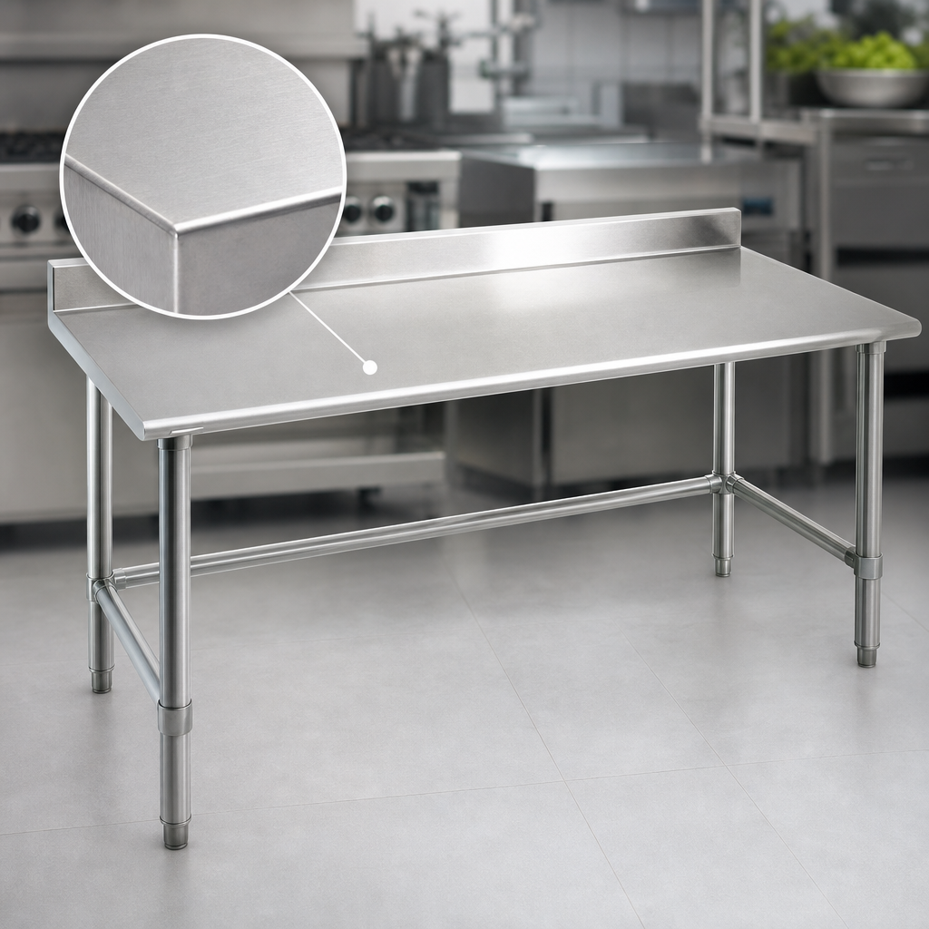 14-Gauge Stainless Steel Top
