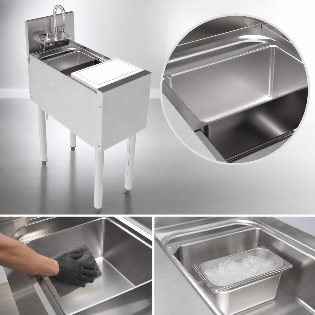 18-Gauge Stainless Steel Sink Bowl