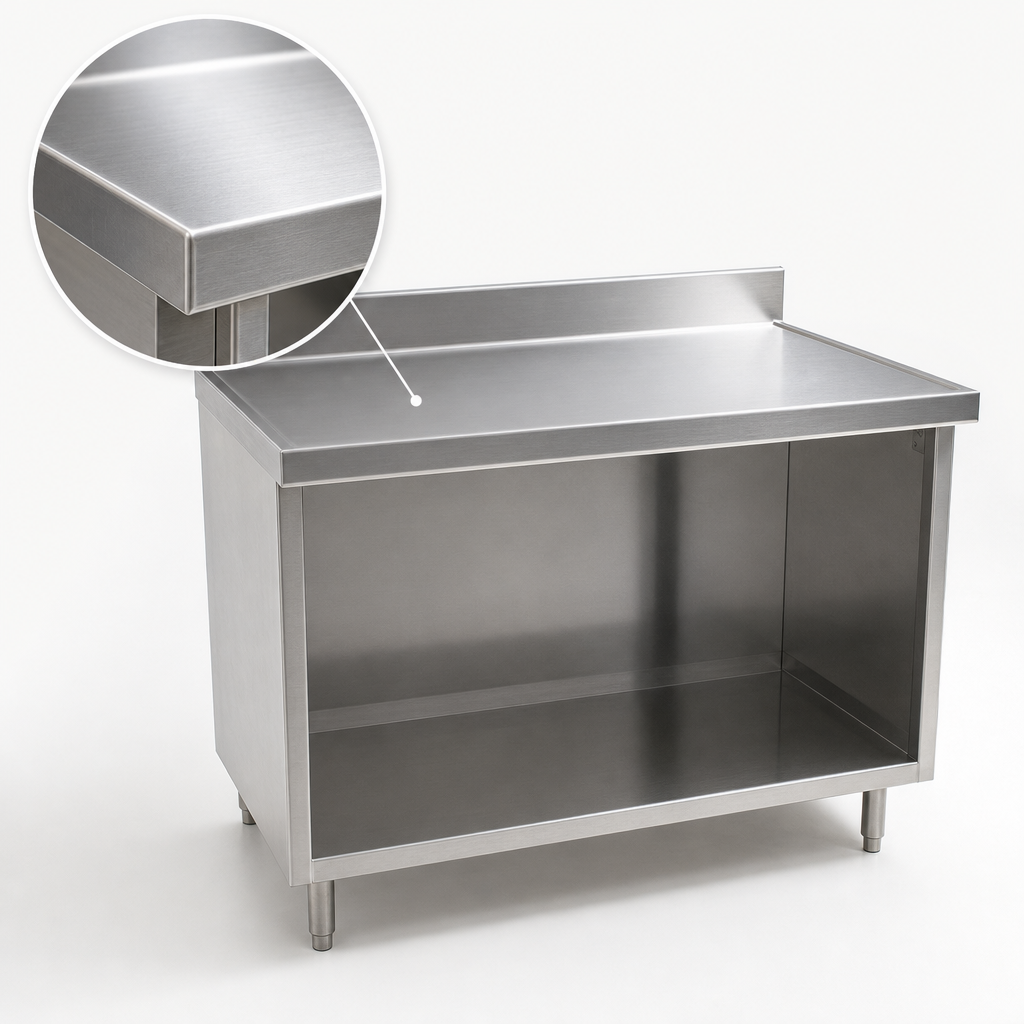 14-Gauge 304 Stainless Steel Top