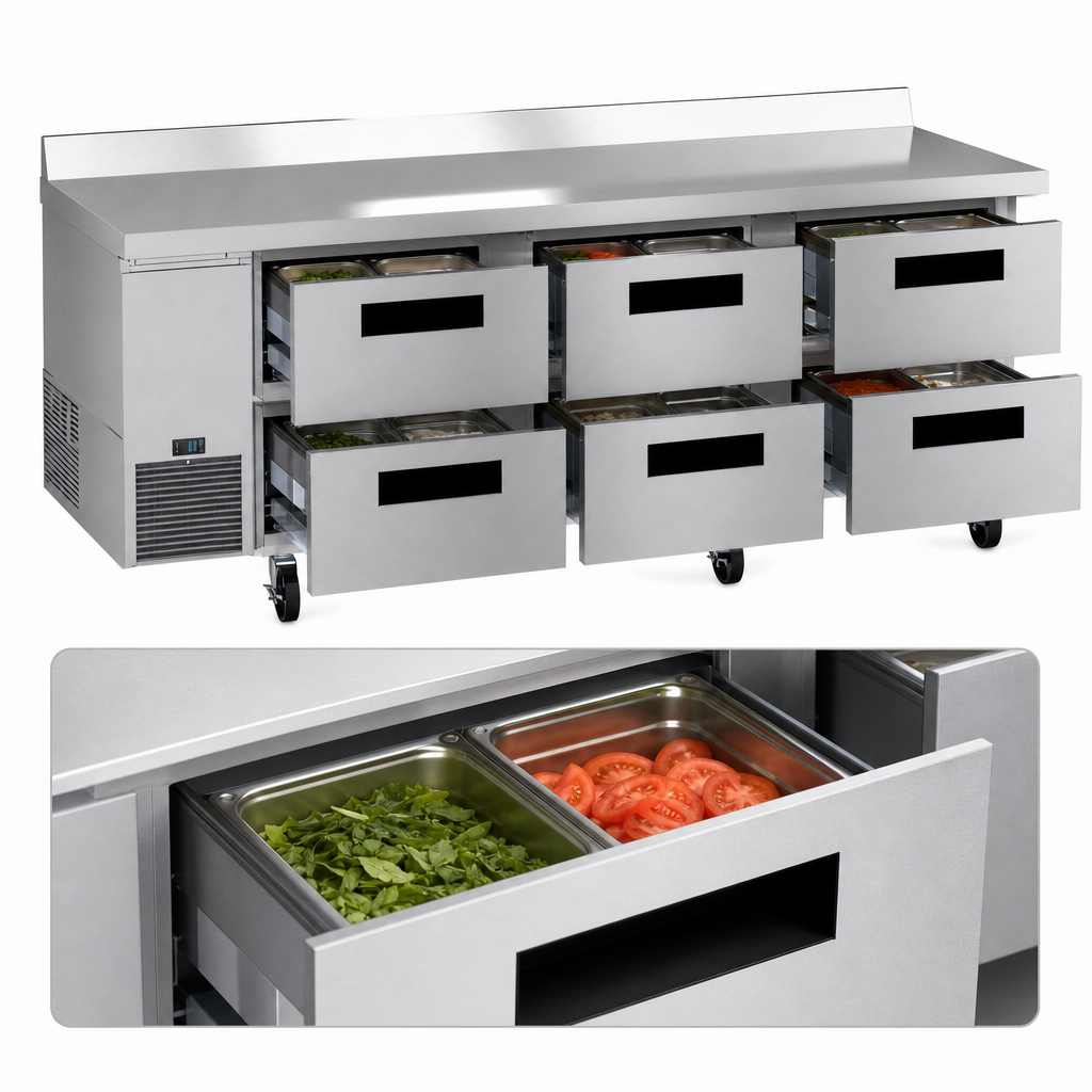 Six-Drawer Storage