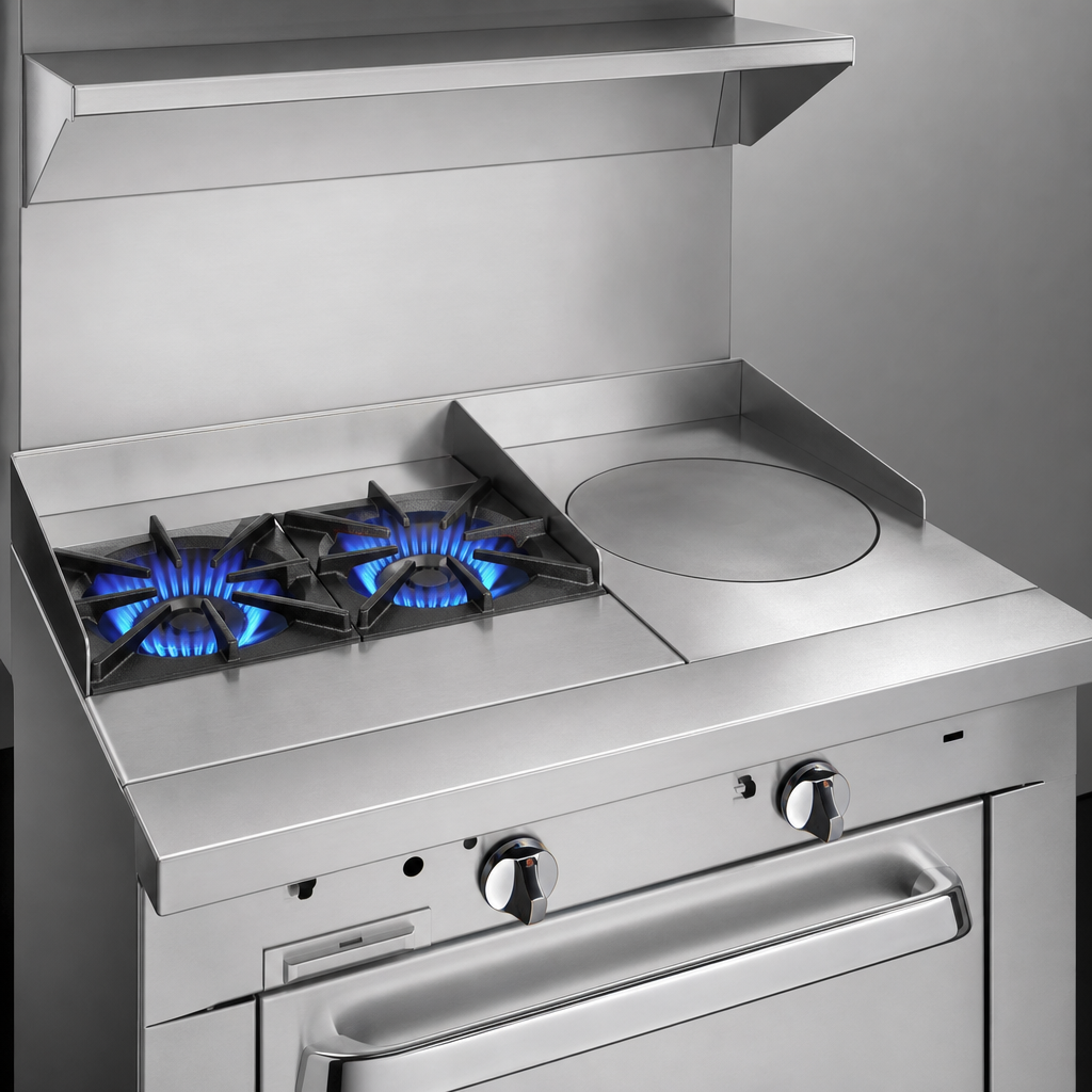 Two Open Burners
