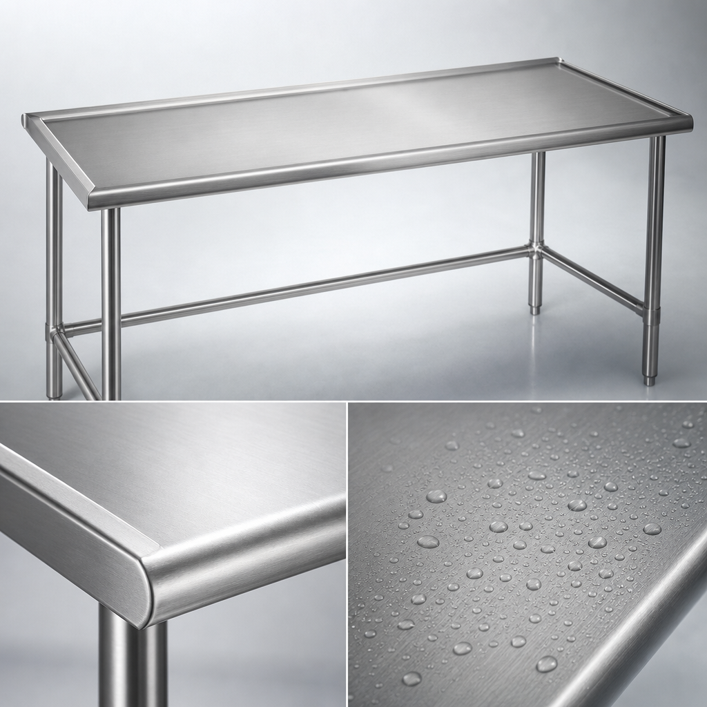 14-Gauge 300 Series Stainless Steel Top