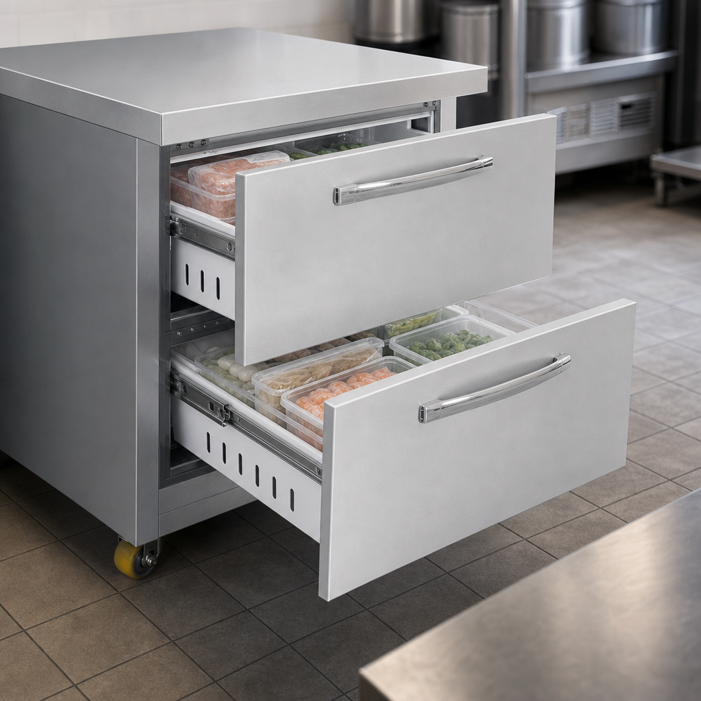 Two Roll-Out Drawers
