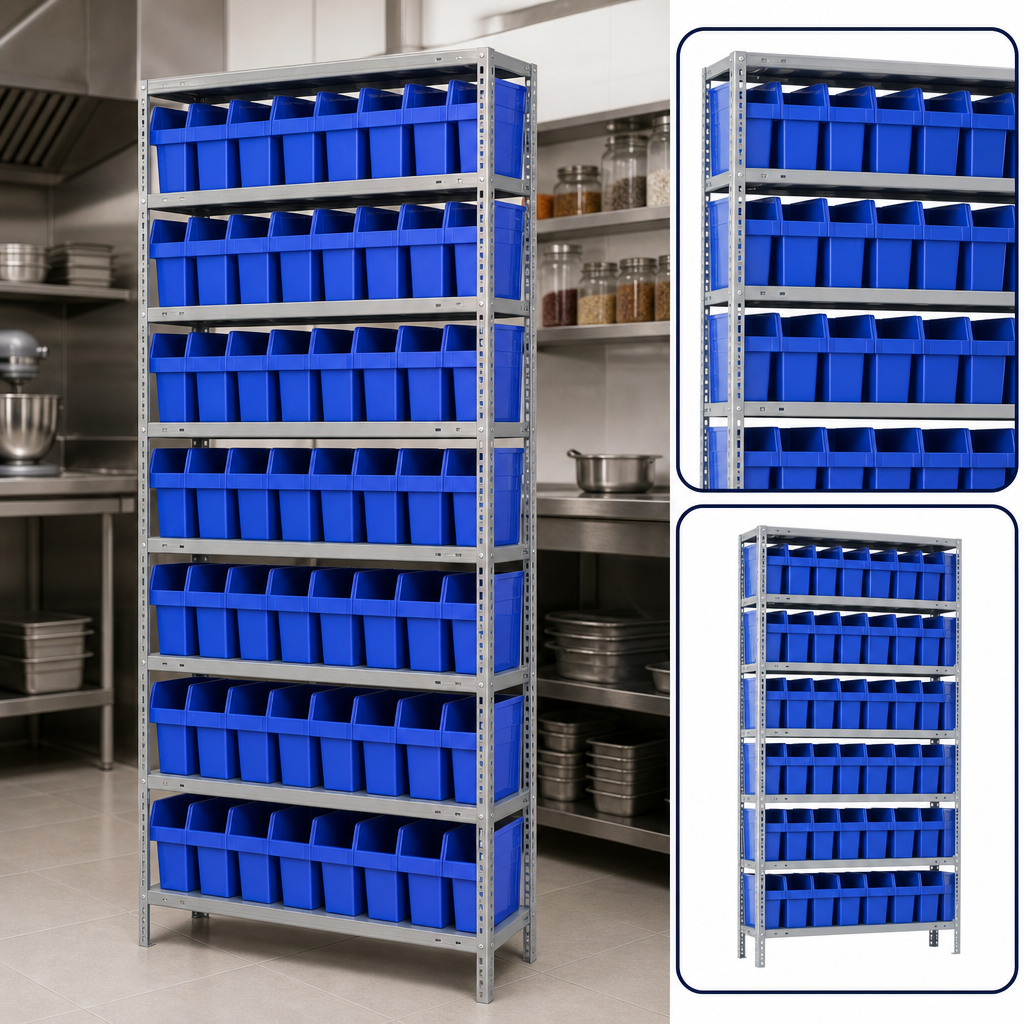 Eight Shelves