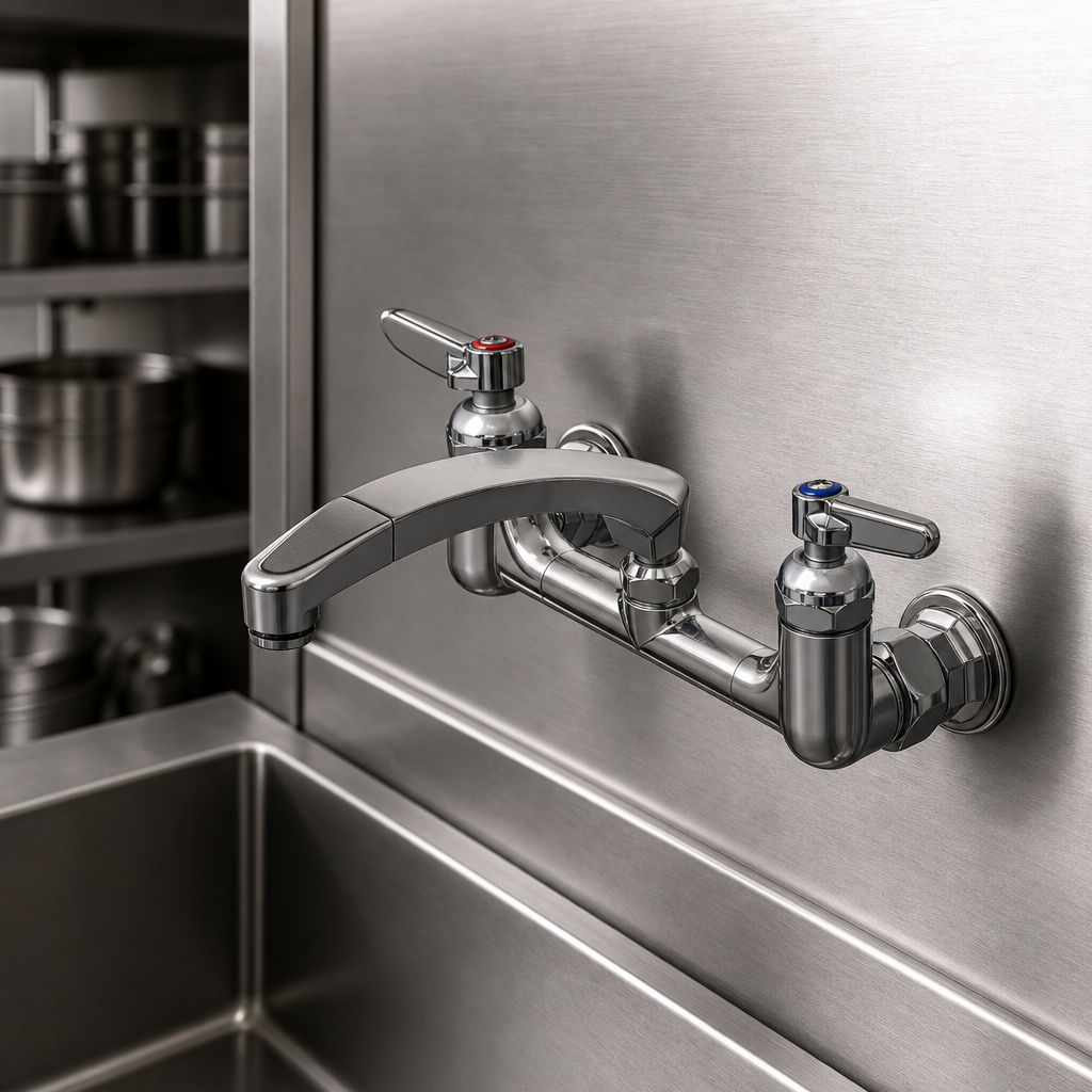 Wall-Mount Mixing Faucet