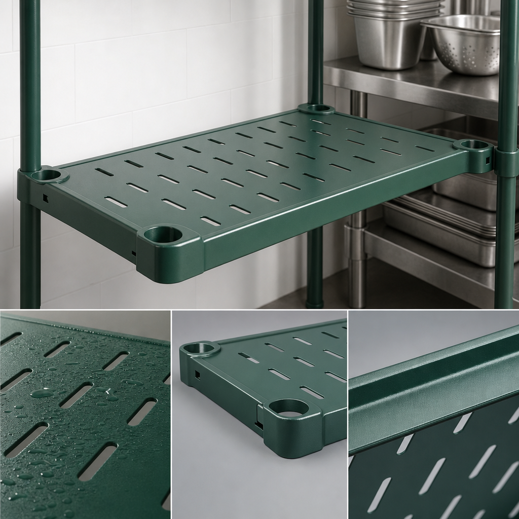 Louvered Solid Shelf Design