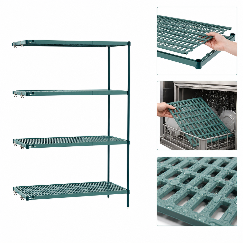 Removable Polymer Shelf Mats