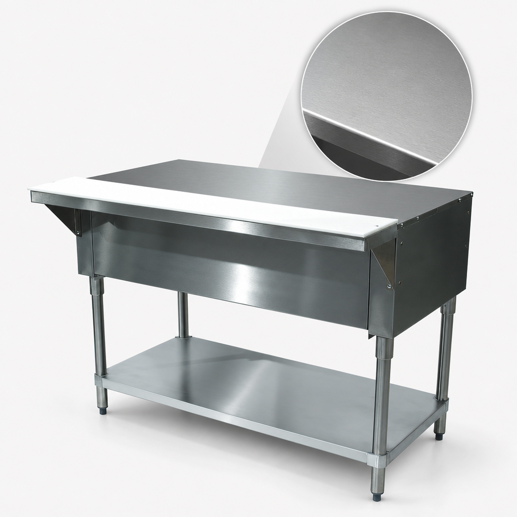 20-Gauge 302 Stainless Steel Top