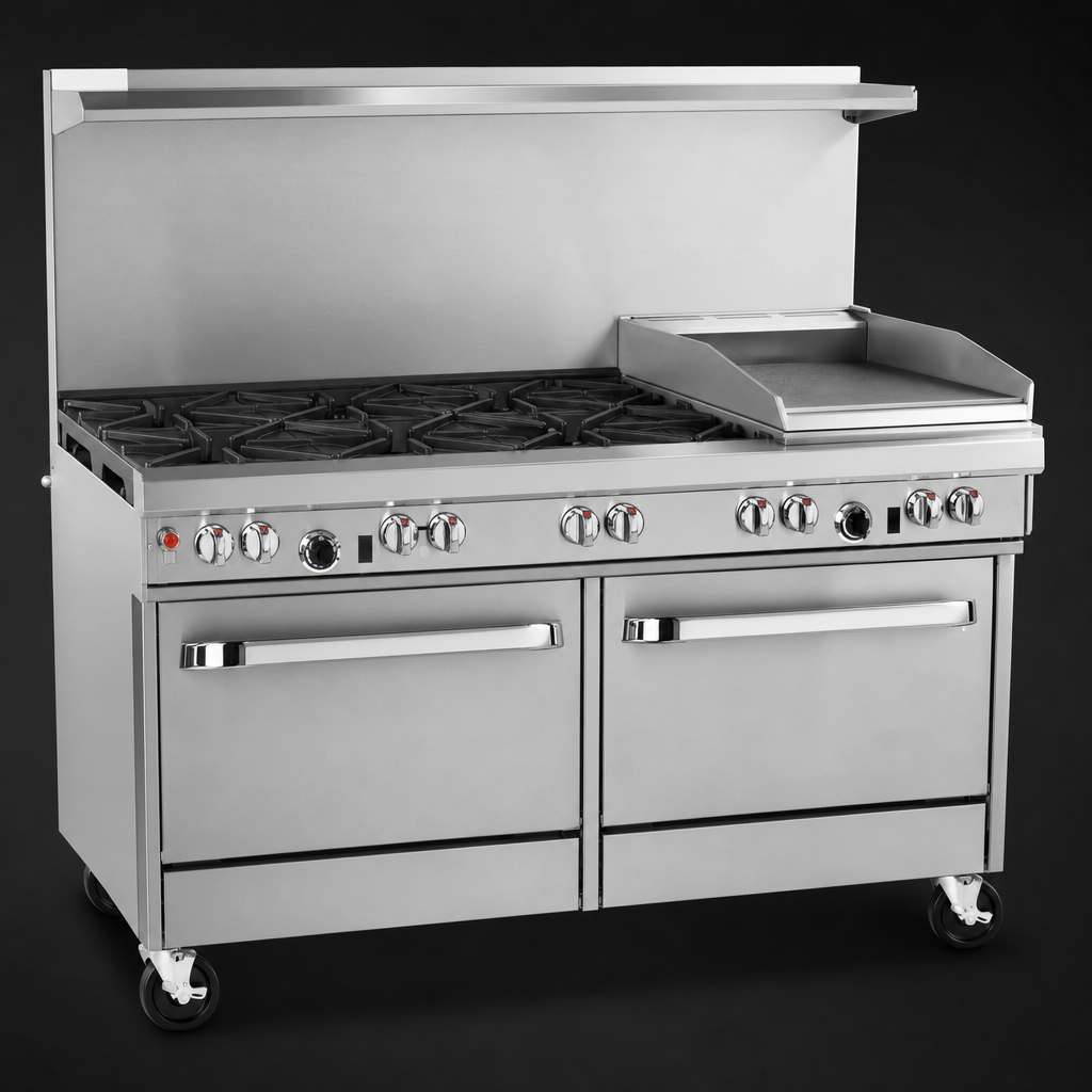 Right-Side Raised Griddle/Broiler
