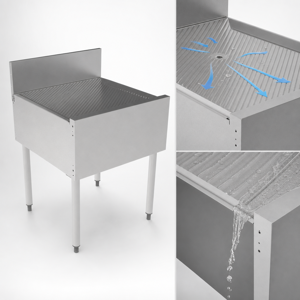 Pitched Drainboard Top