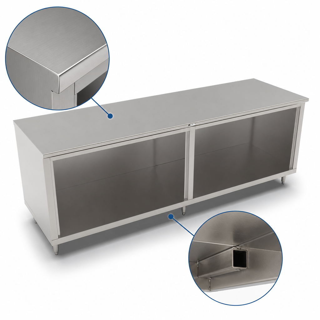 Reinforced Stainless Steel Top