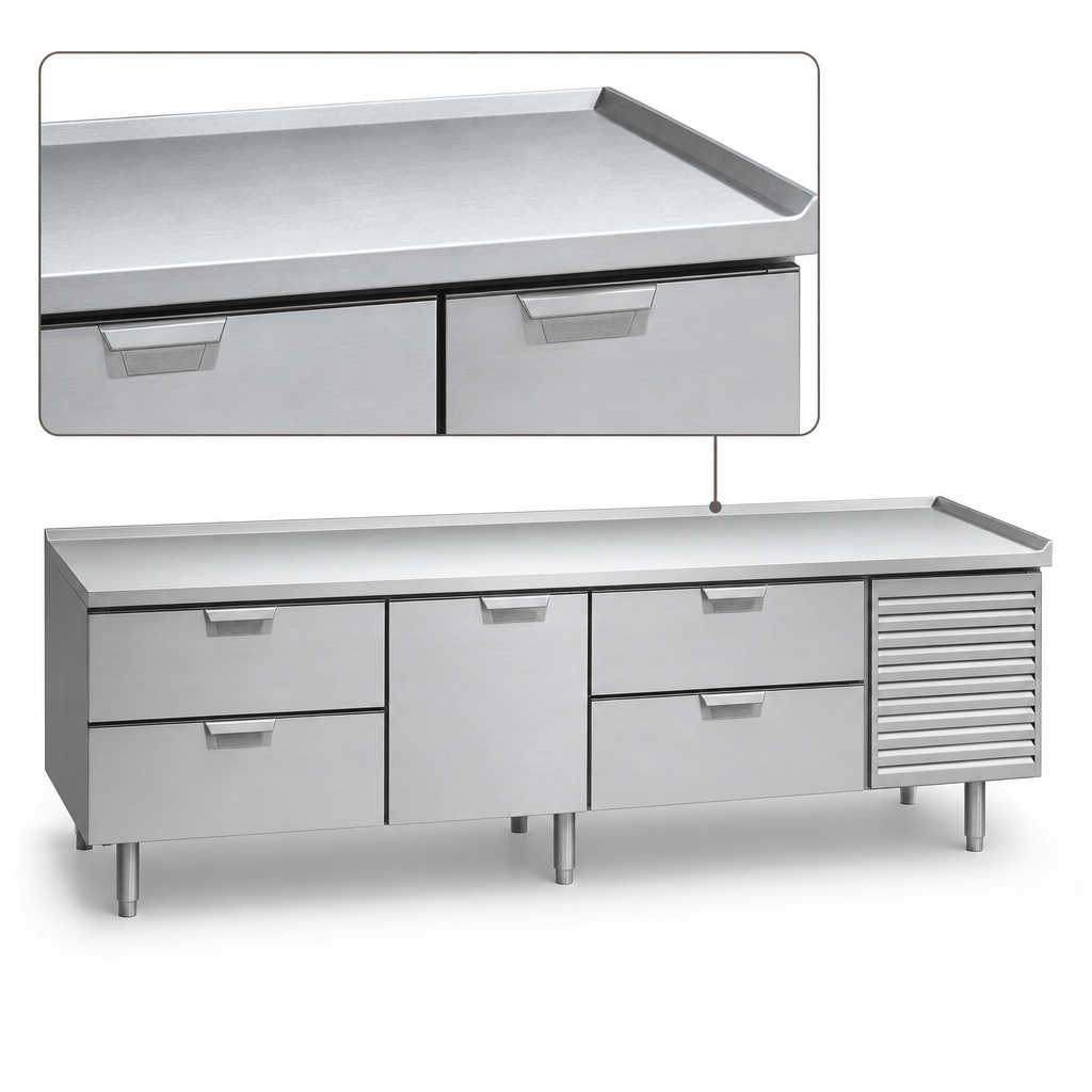 Heavy-Duty Stainless Steel Top