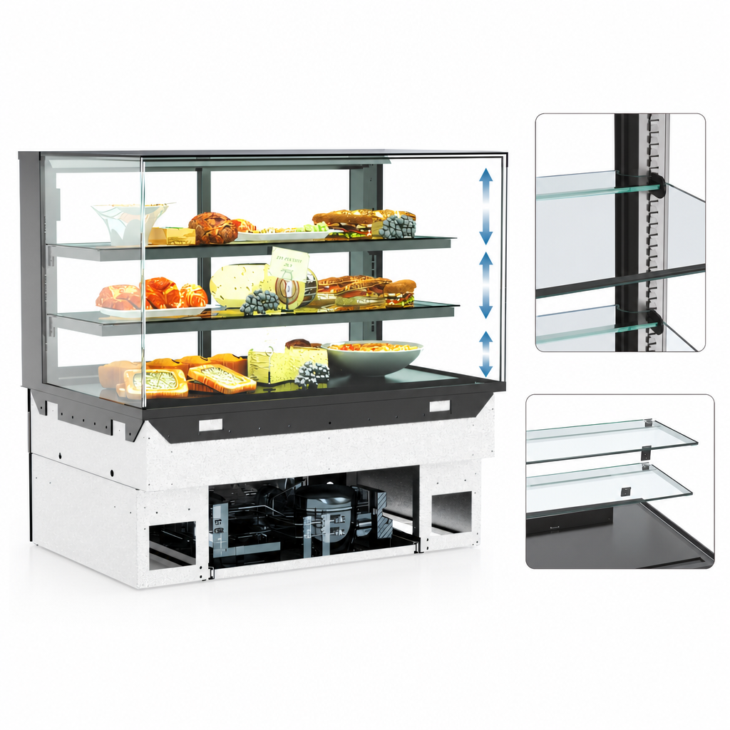 Adjustable Glass Shelving