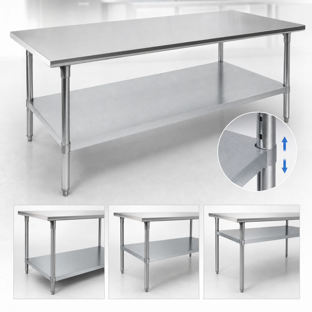 Adjustable Galvanized Undershelf