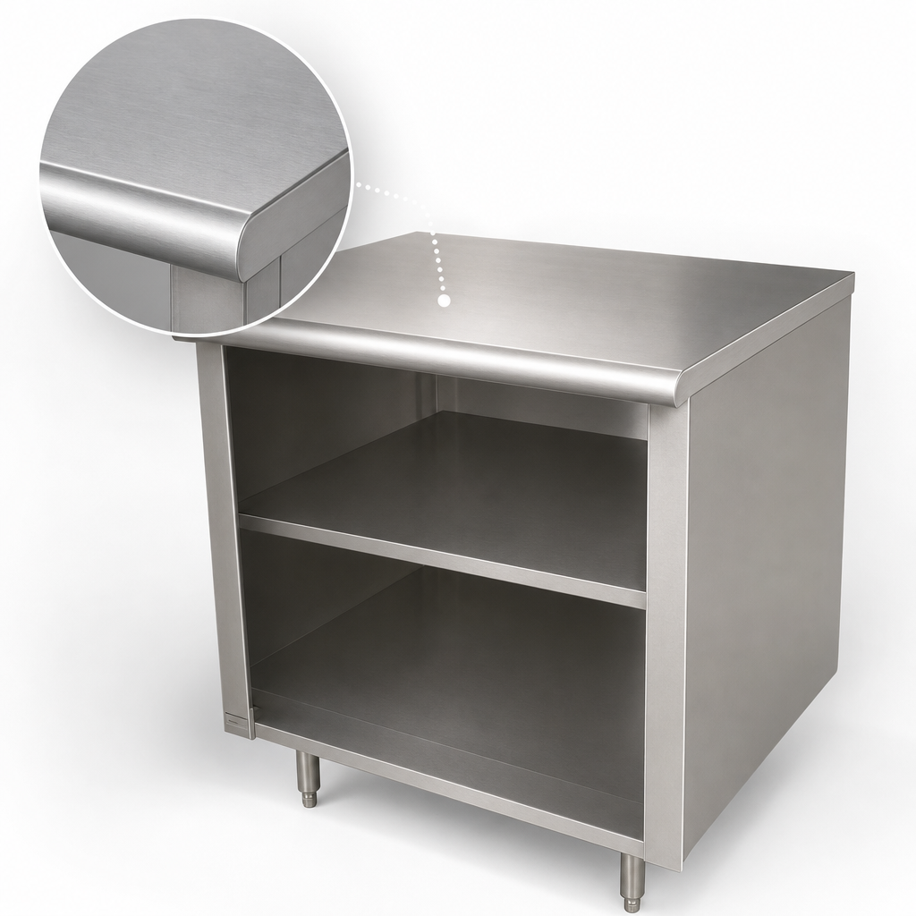 16 Gauge 304 Stainless Steel Top