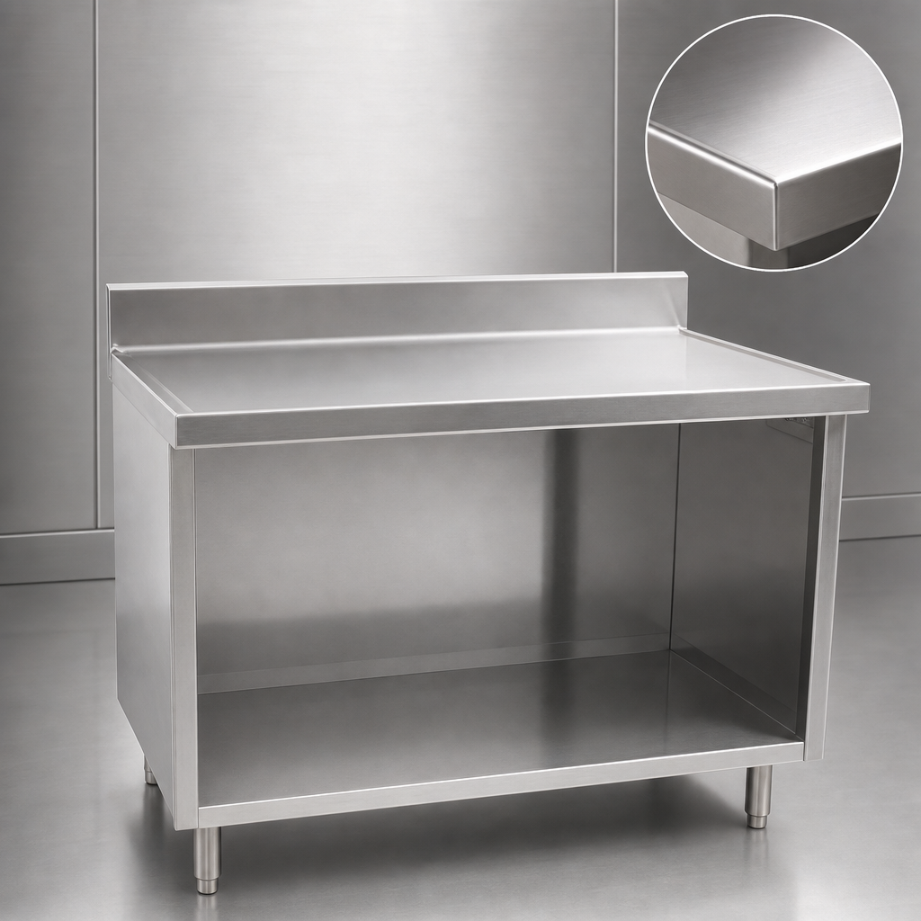 14-Gauge 304 Stainless Steel Top