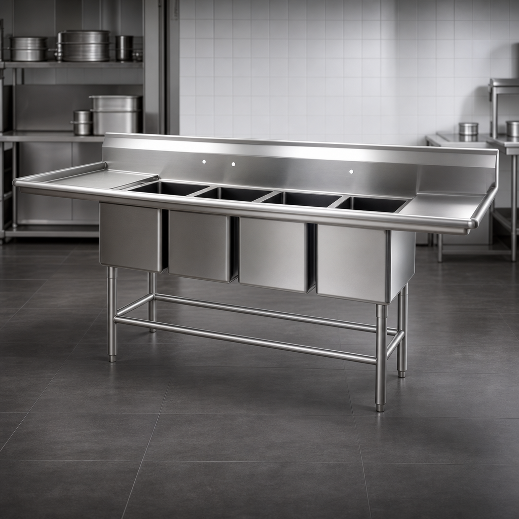 14 Gauge 300 Series Stainless Steel Construction