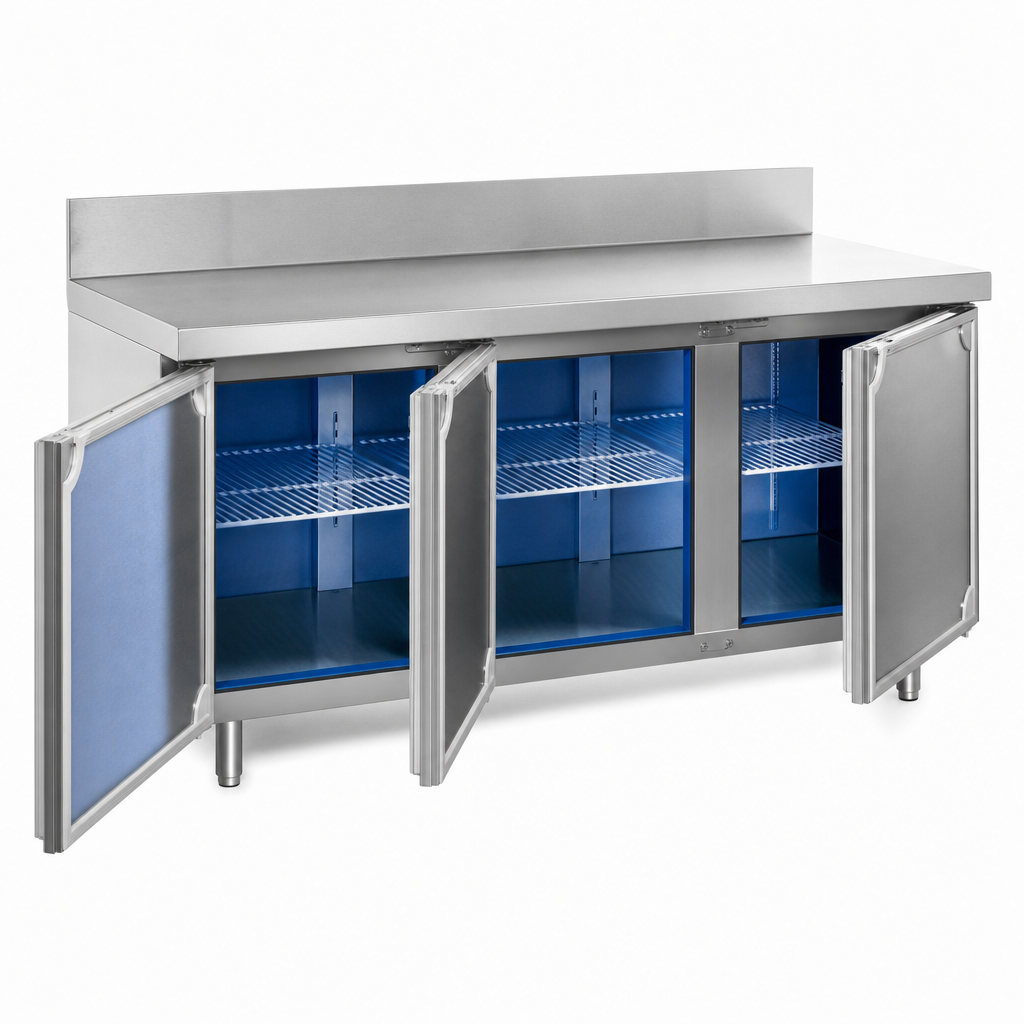 Three-Section Reach-In Configuration