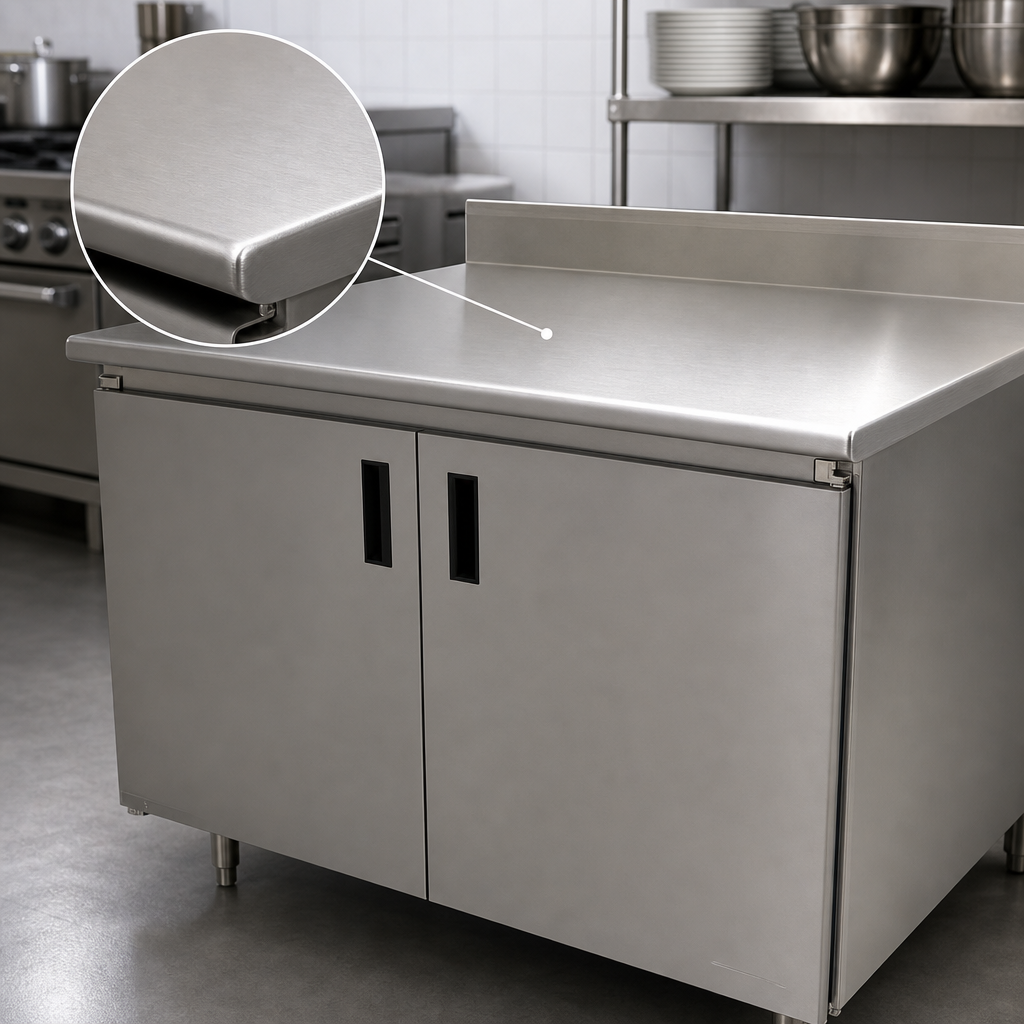 16 Gauge 304 Stainless Steel Top