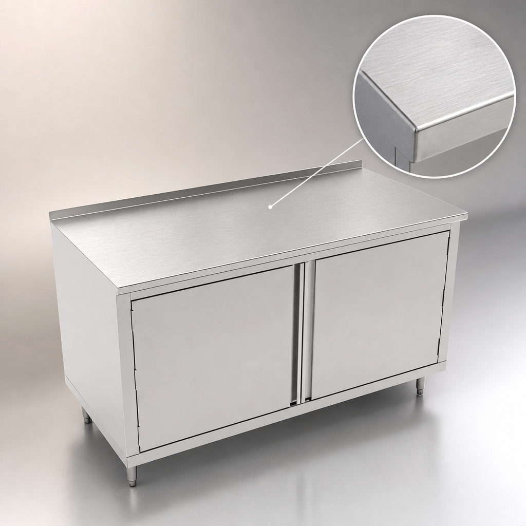 16-Gauge Stainless Steel Top