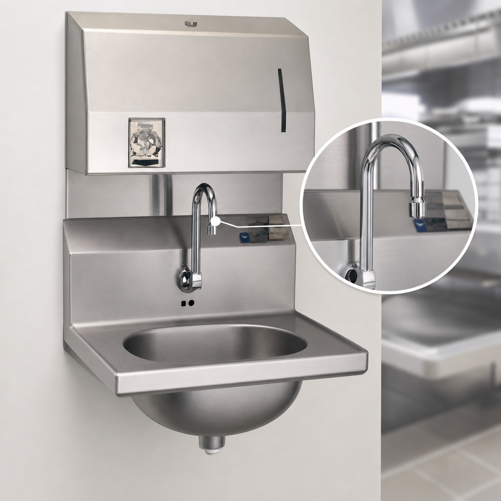 Electronic Eye Gooseneck Spout