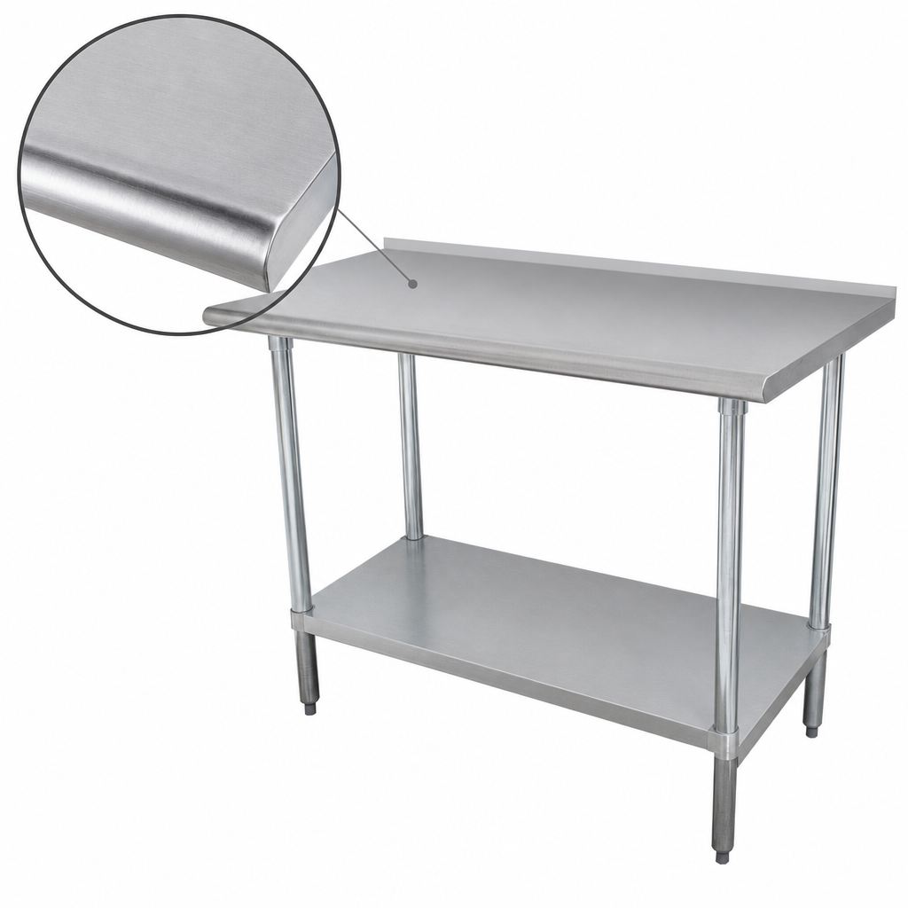 14-Gauge 304 Stainless Steel Top